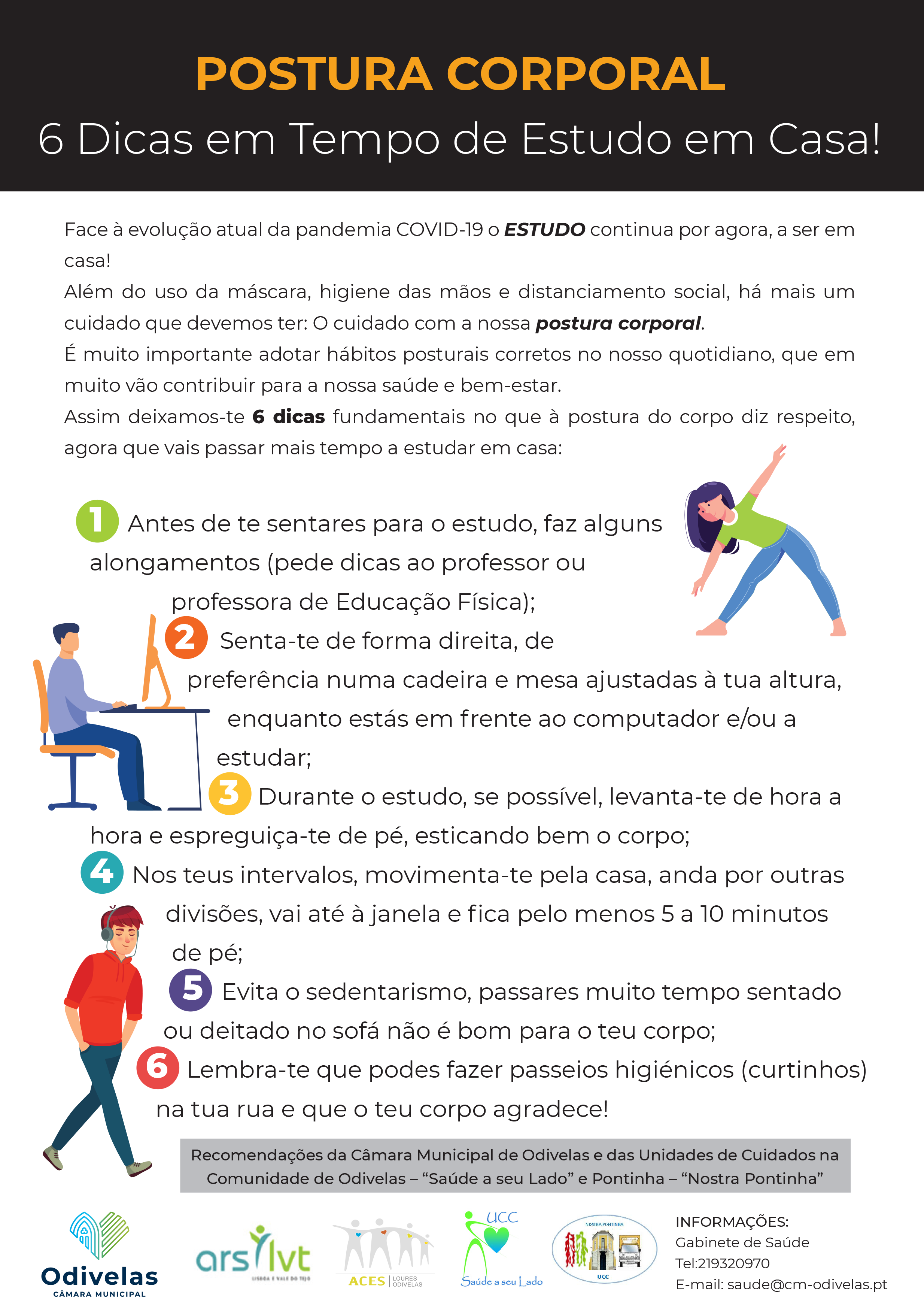 Flyer Dicas Postura Corporal