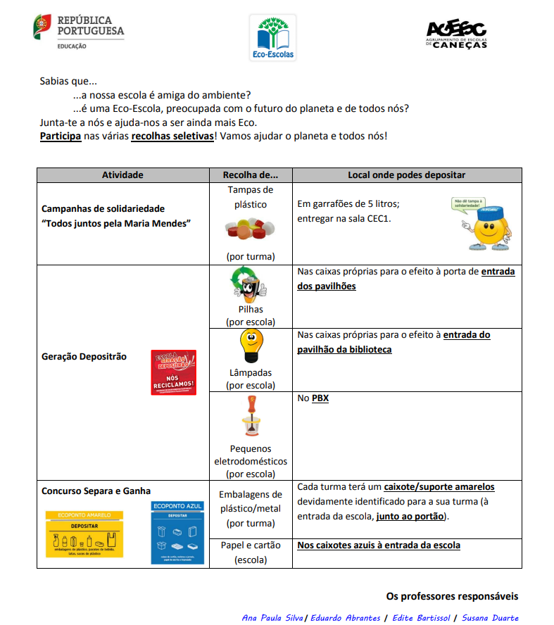 Eco escolas EBCastanheiros