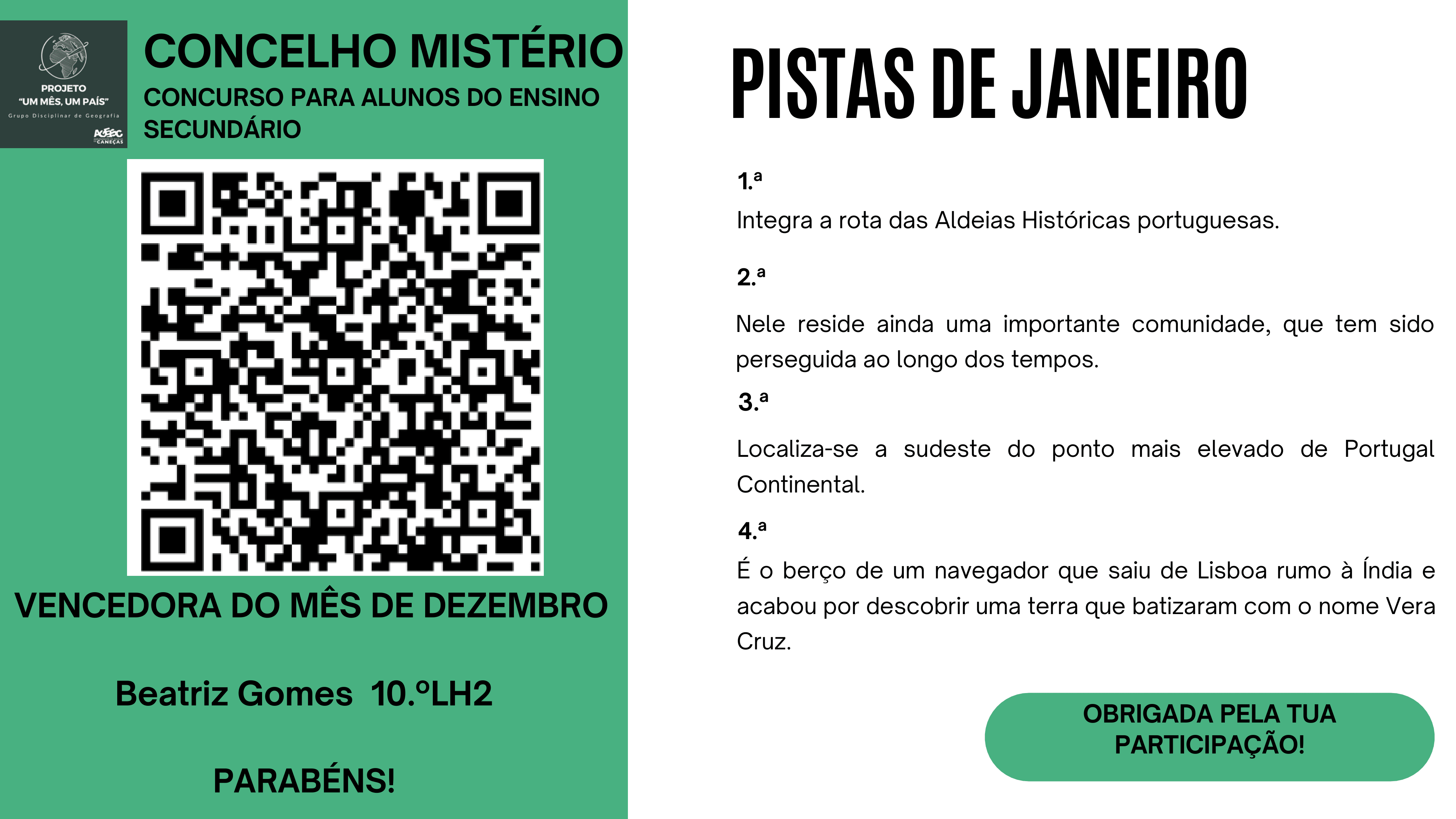 PISTAS DEZEMBRO 2