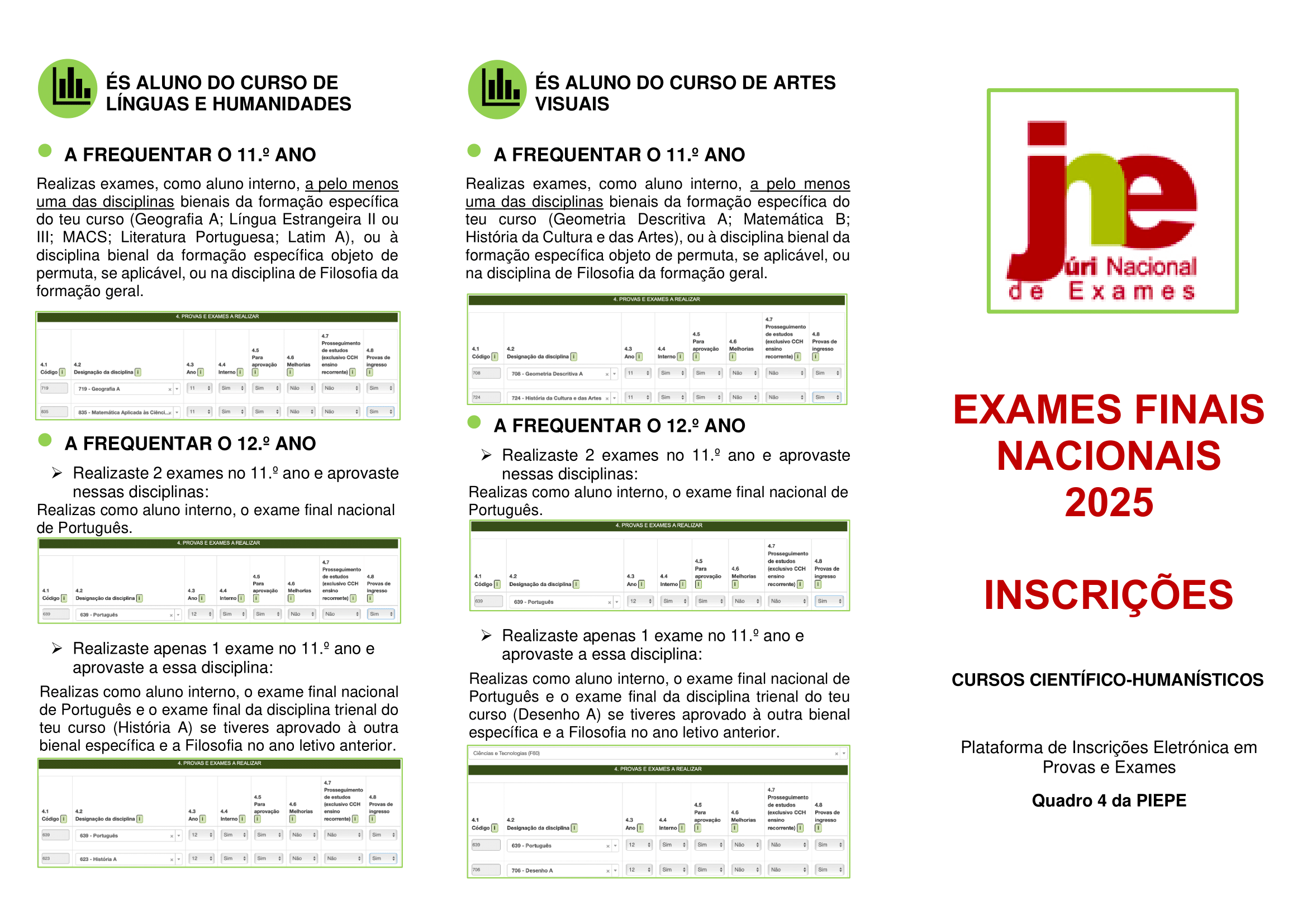 Folheto Inscricoes 2025 CCH 1