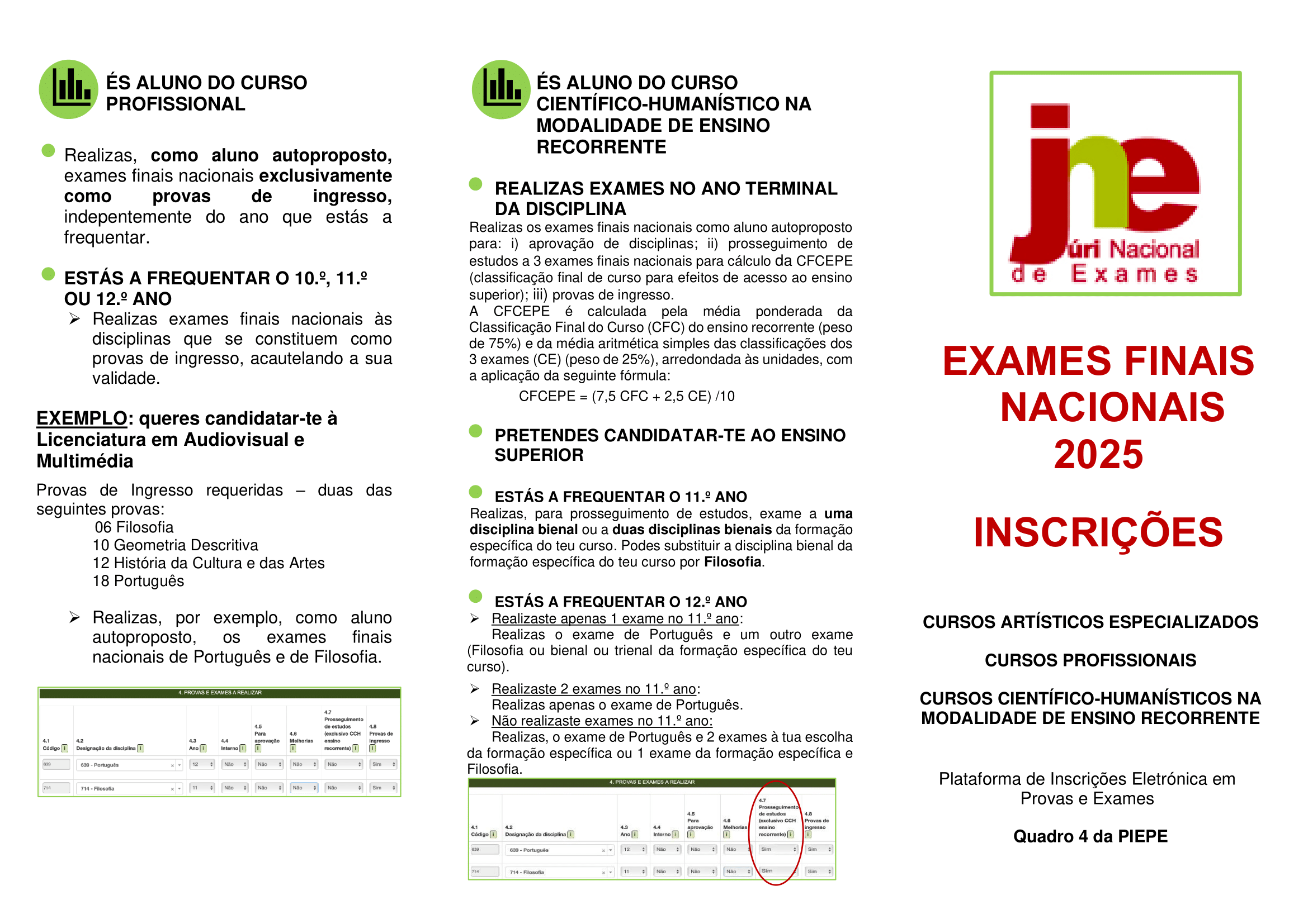 Folheto Inscricoes 2025 CCH 1